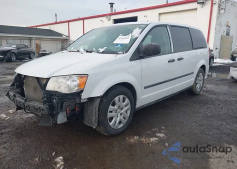 2016 Dodge Grand Caravan American Value Pkg z USA, uszkodzony, nr VIN 2C4RDGBG5GR163404